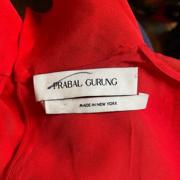 Prabal Gurung Nigh Neck Silk blouse EUC - Picture 3 of 6
